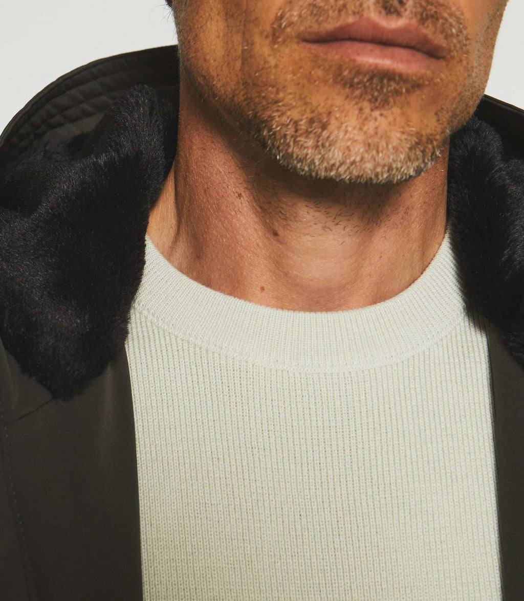Parka longue à capuche kaki MIRKO - IZAC