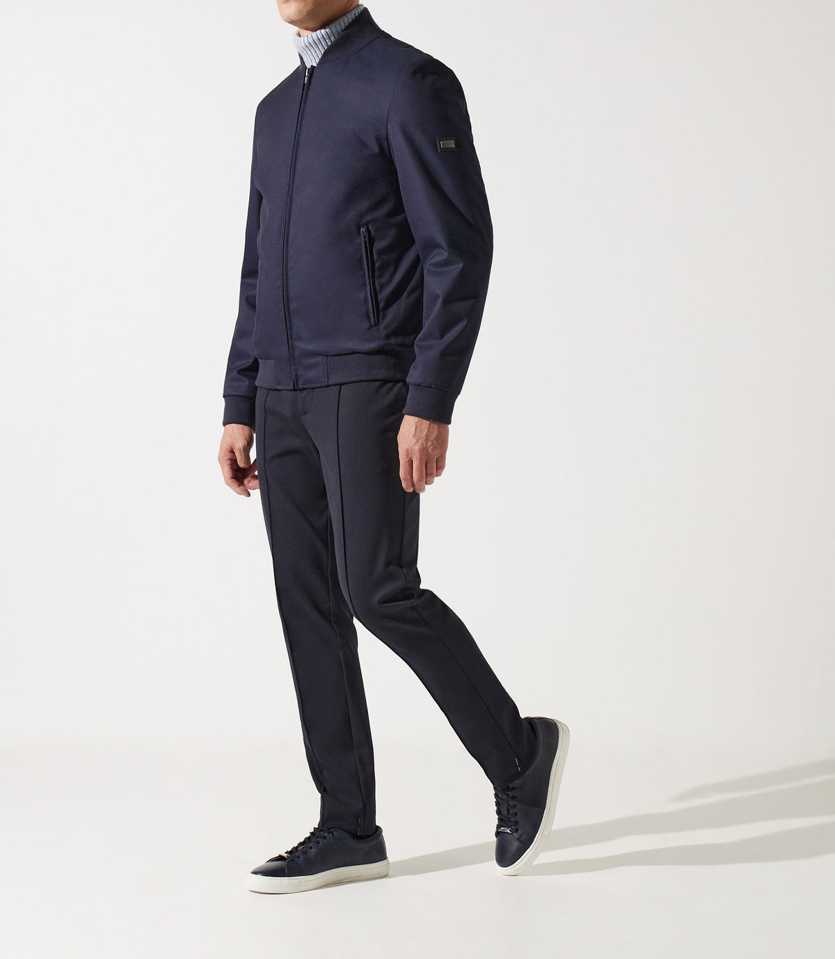 Blouson teddy marine MANILLE - IZAC