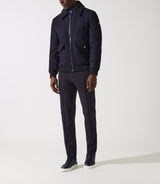 Blouson en laine col sherpa marine MATHIAS - IZAC
