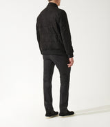 Blouson teddy matelassé noir MEMPHIS - IZAC