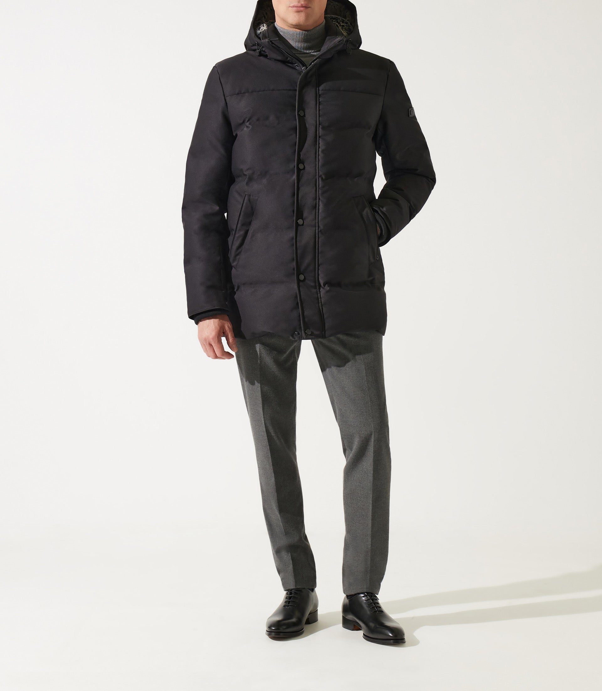 Parka longue matelassée noir MIKITA - IZAC