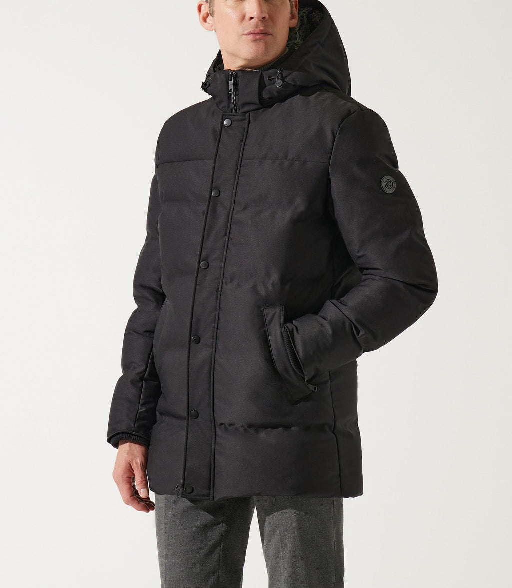 Parka longue matelassée noir MIKITA - IZAC