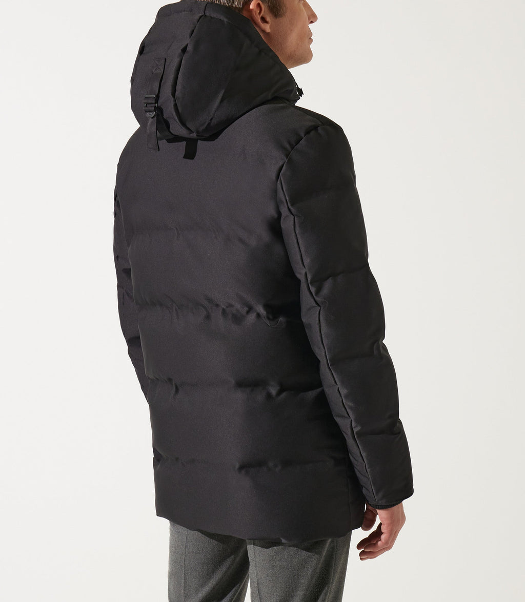 Parka longue matelassée noir MIKITA - IZAC