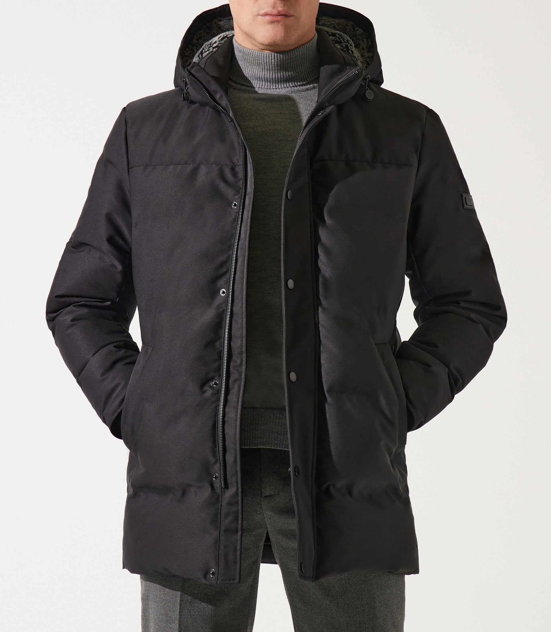 Parka longue matelassée noir MIKITA - IZAC