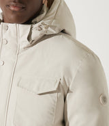 Parka longue 4 poches écru MIRAN - IZAC