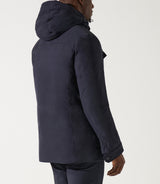 Parka longue 4 poches marine MIRAN - IZAC