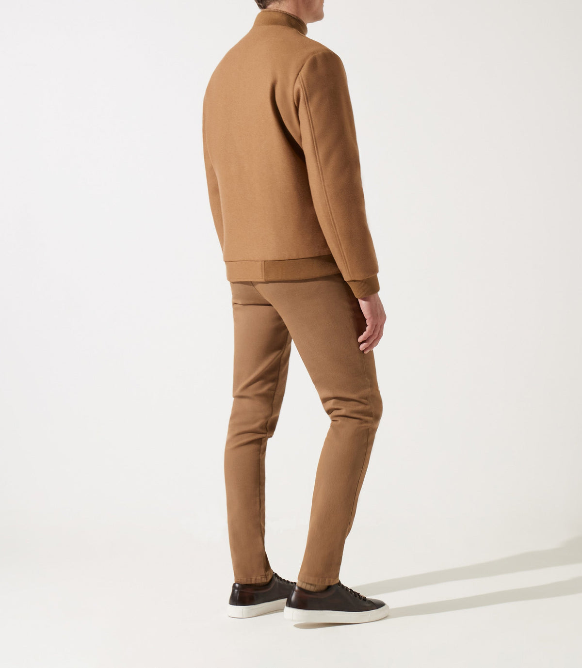 Blouson en laine teddy camel MOSCOU - IZAC