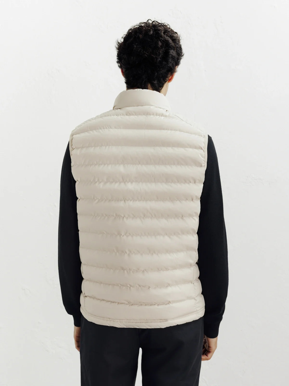 Doudoune légère sans manche beige - IZAC