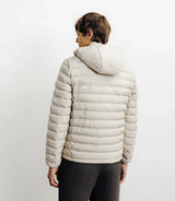 Doudoune avec capuche amovible beige