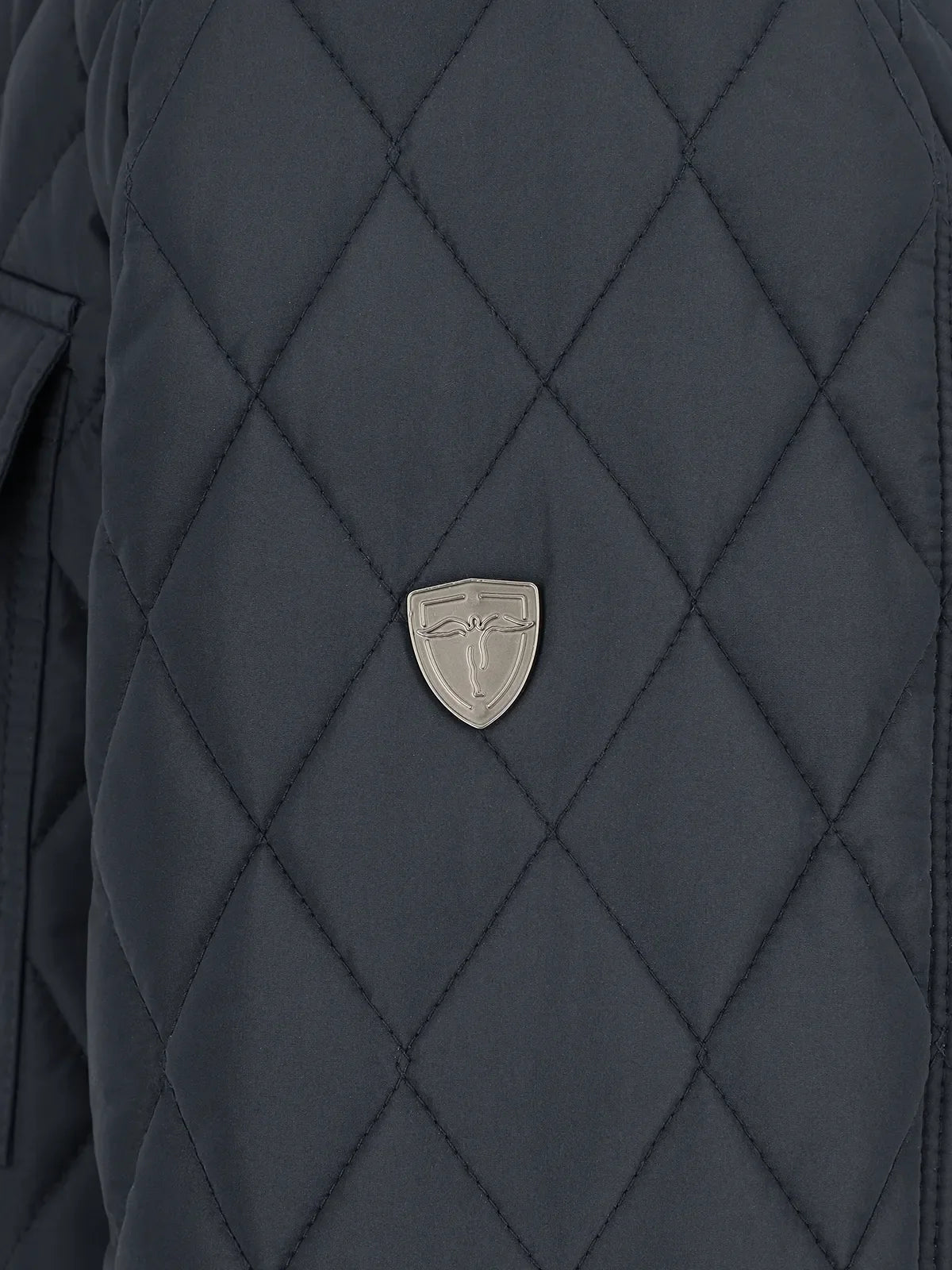 Blouson col montant marine - IZAC