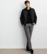 Blouson col chemise noir - IZAC