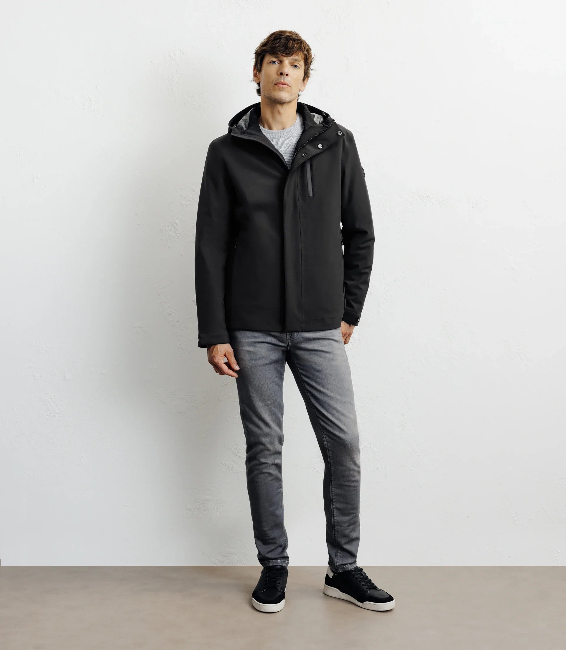 Parka courte 3 en 1 noire - IZAC