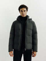 Doudoune courte kaki - IZAC