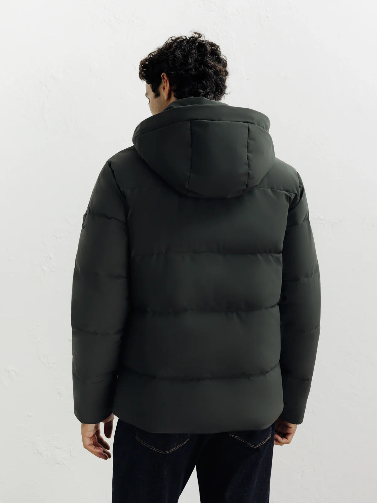 Doudoune courte kaki - IZAC