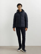 Doudoune courte marine - IZAC