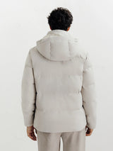 Doudoune courte mastic - IZAC