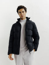 Doudoune courte noire - IZAC