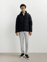 Doudoune courte noire - IZAC