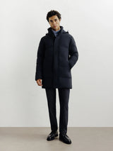 Doudoune longue marine - IZAC