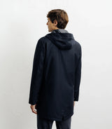 Parka légère à capuche marine - IZAC