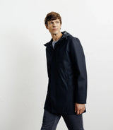 Parka légère à capuche marine - IZAC