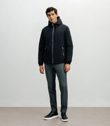 Blouson à capuche noir - IZAC