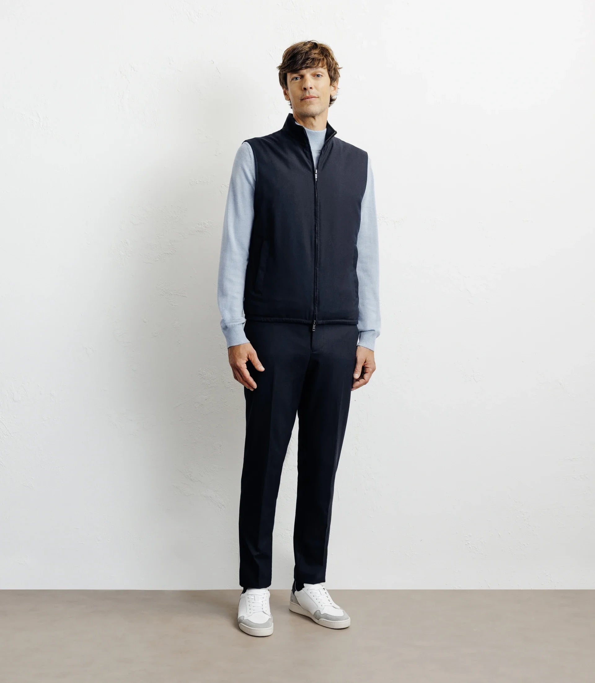 Doudoune sans manches marine - IZAC