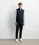 Doudoune sans manches marine - IZAC