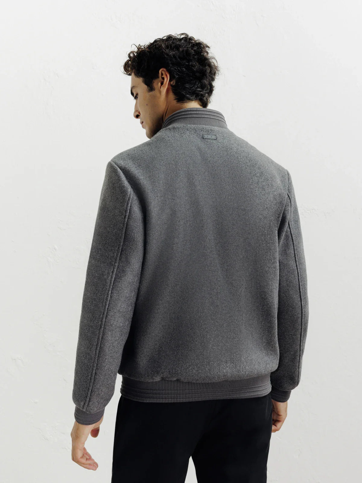 Blouson col montant gris - IZAC