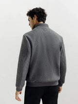 Blouson col montant gris - IZAC