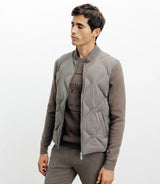 Doudoune sans manches taupe - IZAC