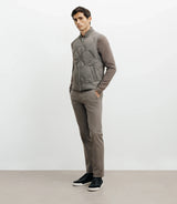 Doudoune sans manches taupe - IZAC