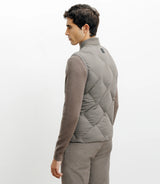 Doudoune sans manches taupe - IZAC