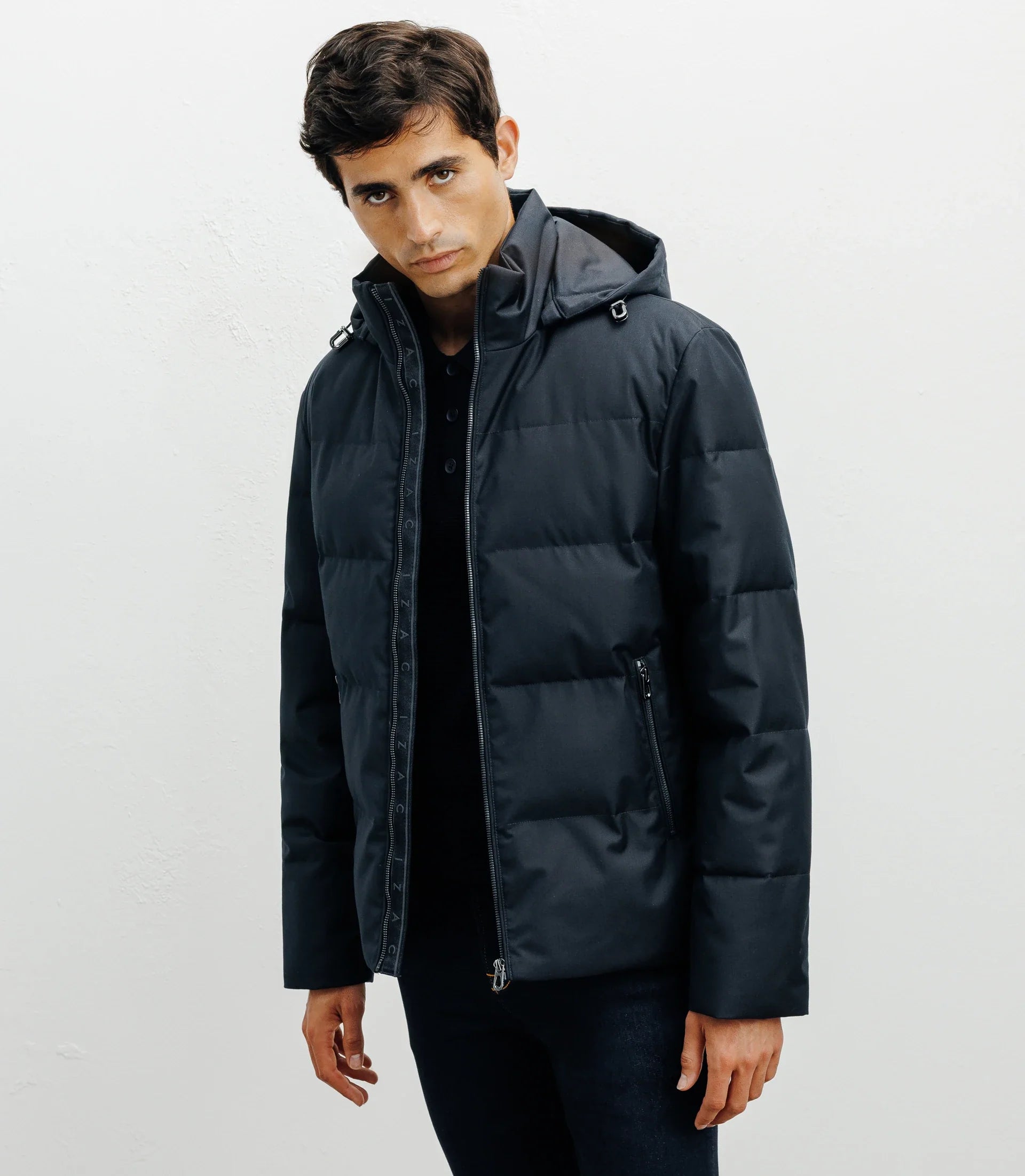 Doudoune courte marine - IZAC