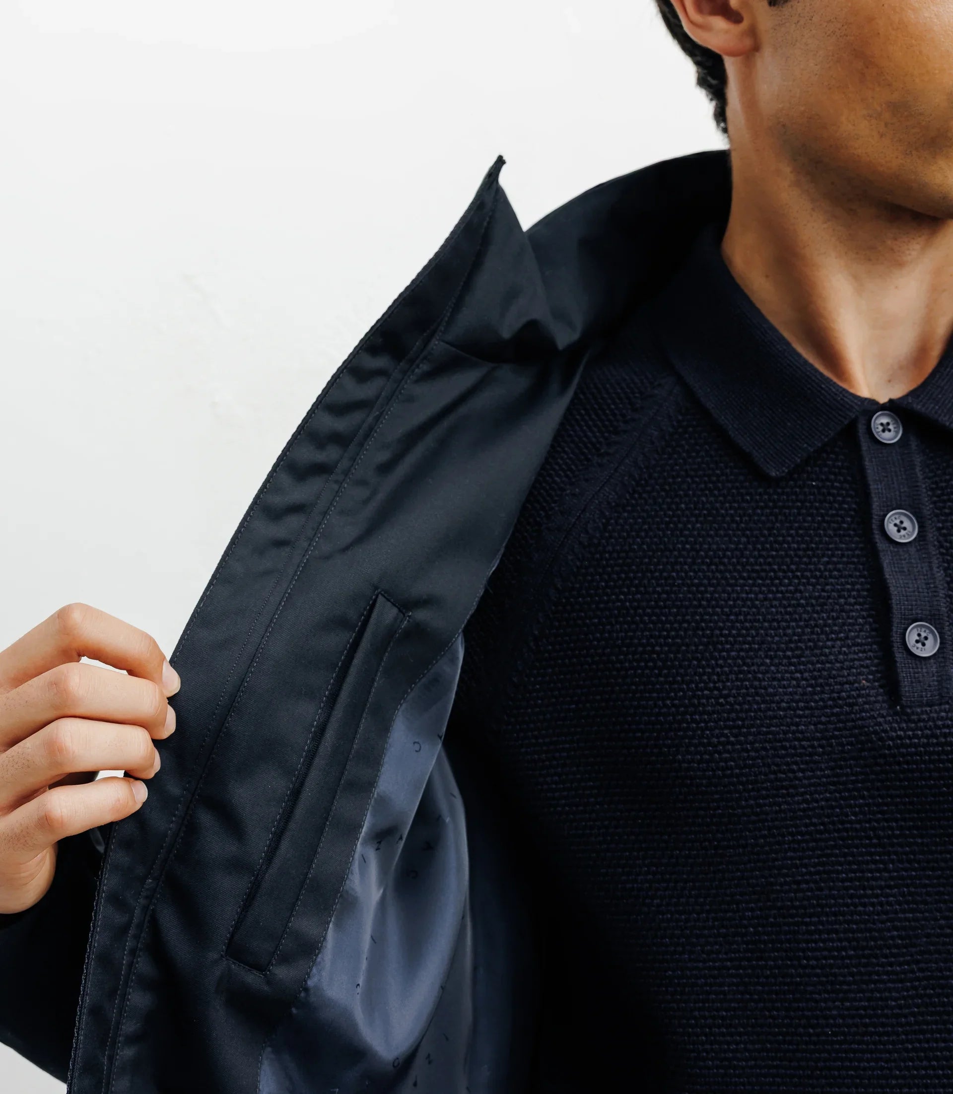 Doudoune courte marine - IZAC