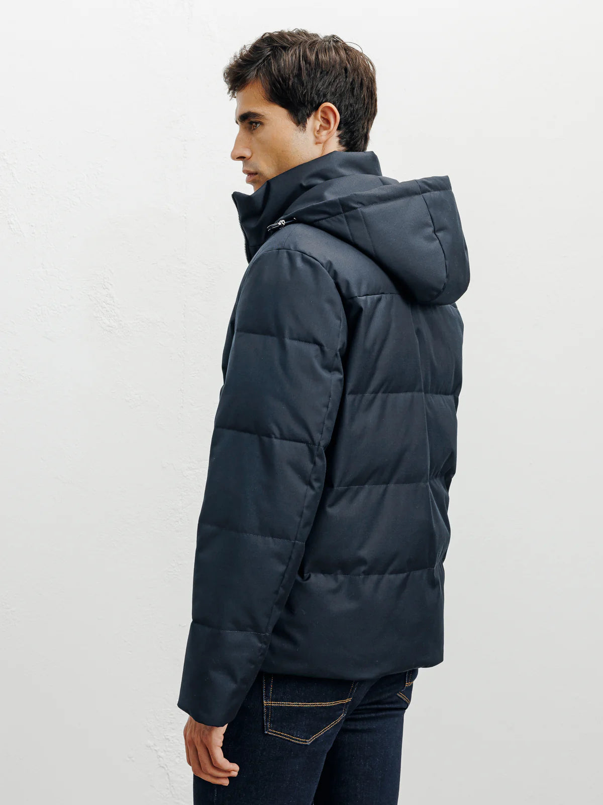 Doudoune courte marine - IZAC