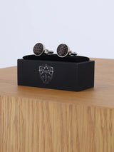 Boutons de manchette marron - IZAC