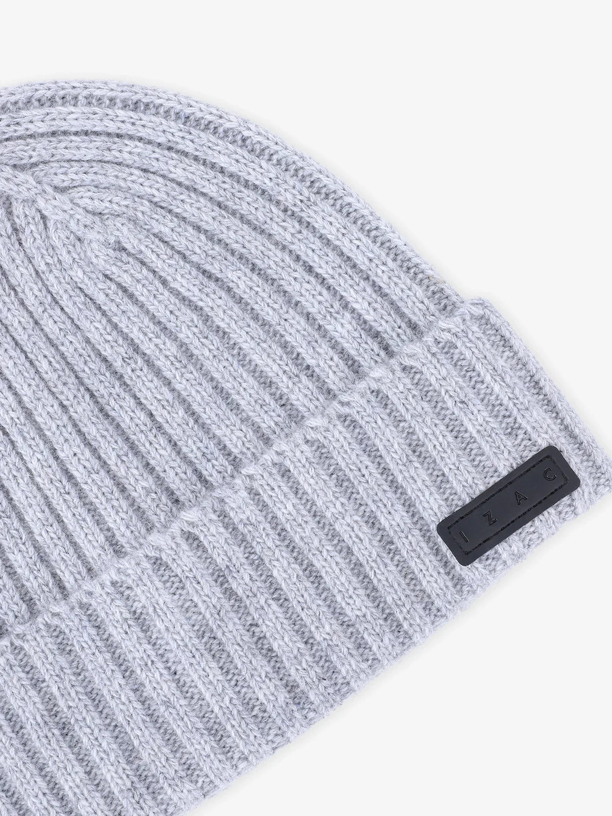 Bonnet en maille gris chiné - IZAC