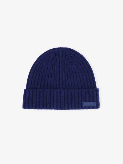 Bonnet en maille marine - IZAC