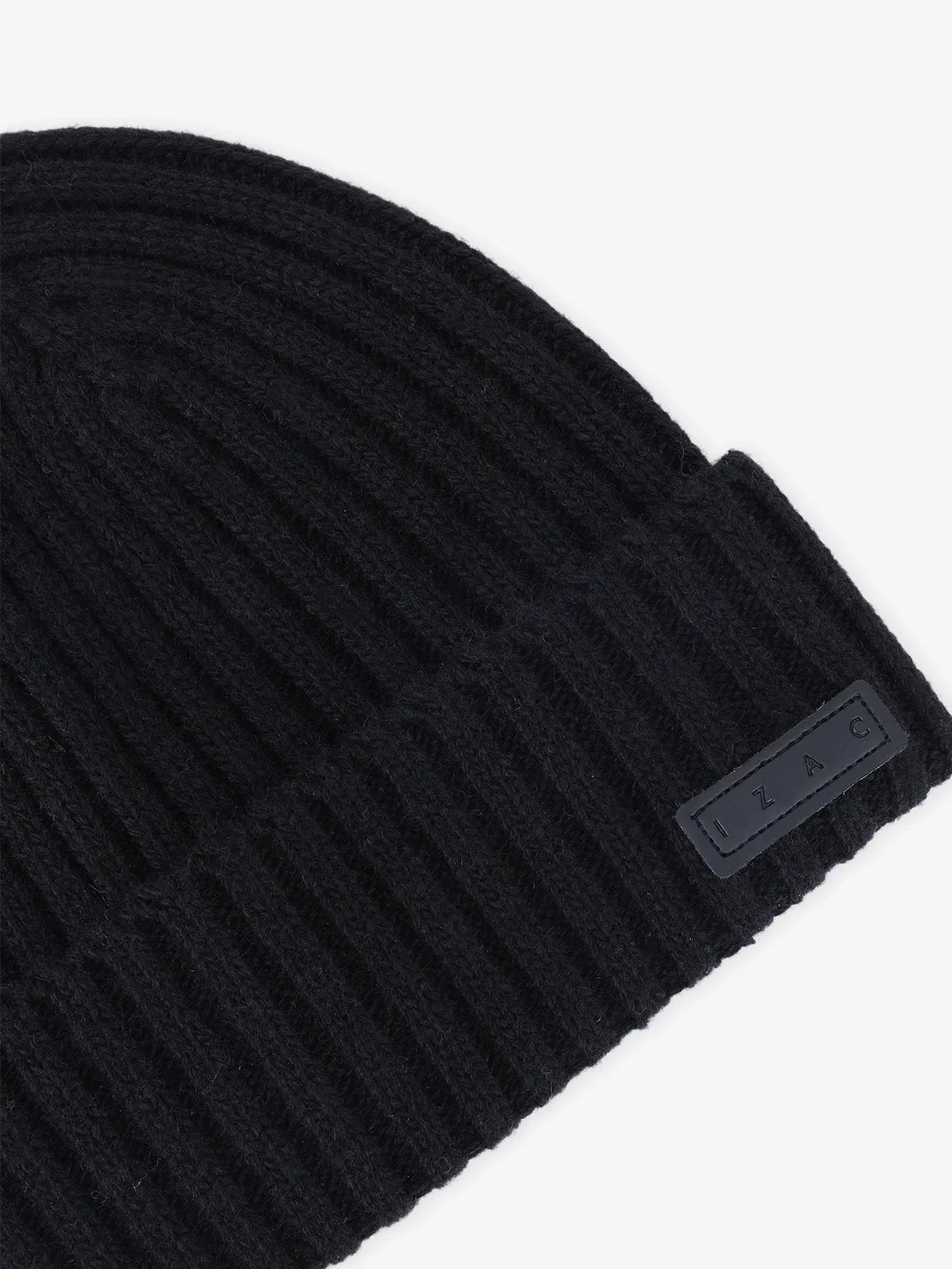Bonnet en maille noir - IZAC