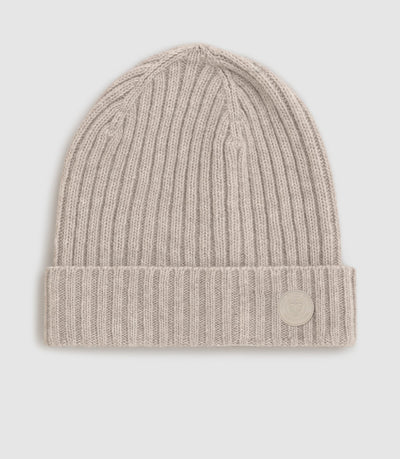 Bonnet en maille beige YEIMY - IZAC
