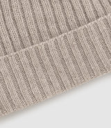 Bonnet en maille beige YEIMY - IZAC