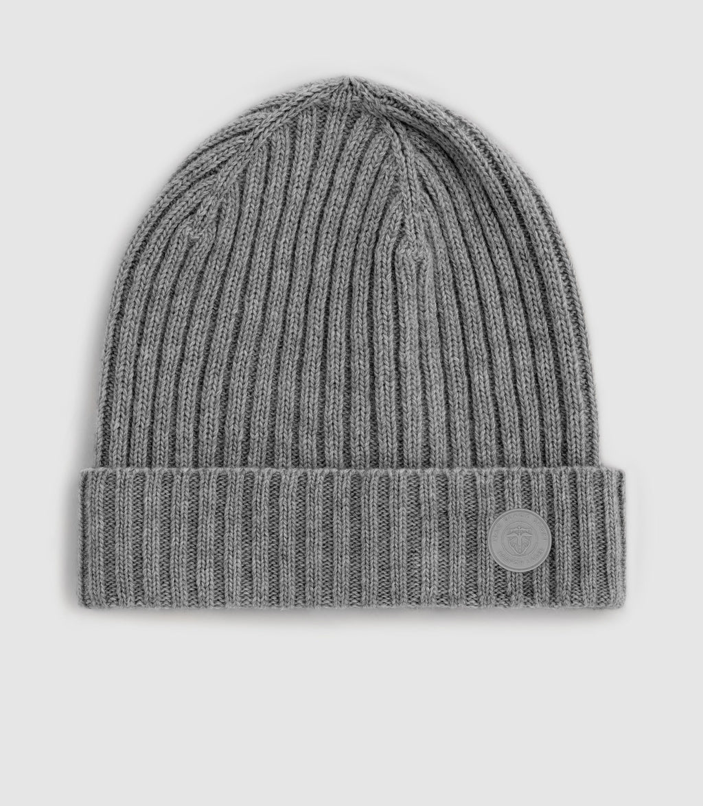 Bonnet en maille gris chiné YEIMY - IZAC