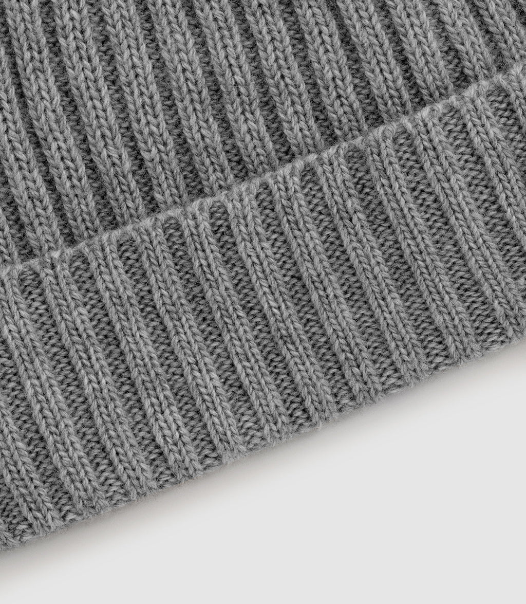 Bonnet en maille gris chiné YEIMY - IZAC