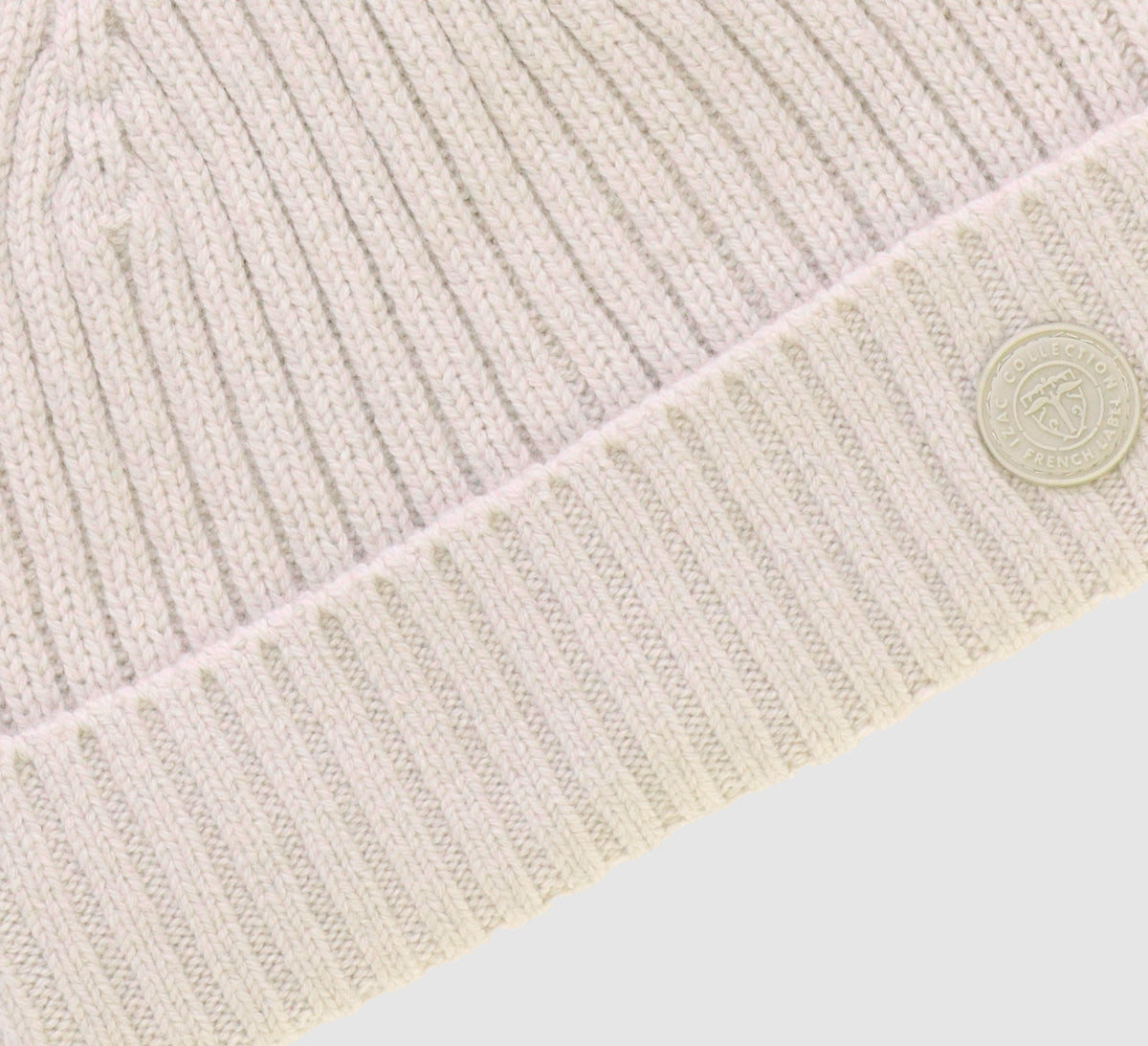 Bonnet en maille beige - IZAC