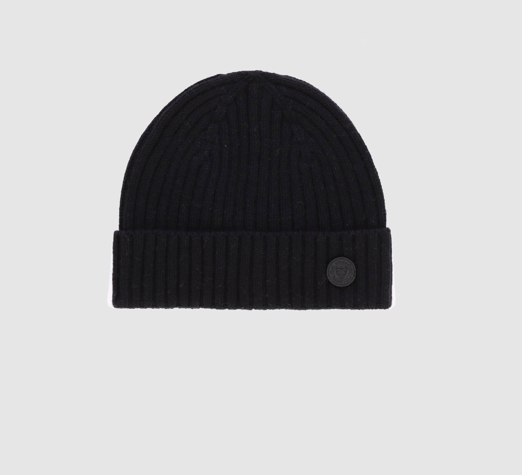 Bonnet en maille noir YATCH - IZAC