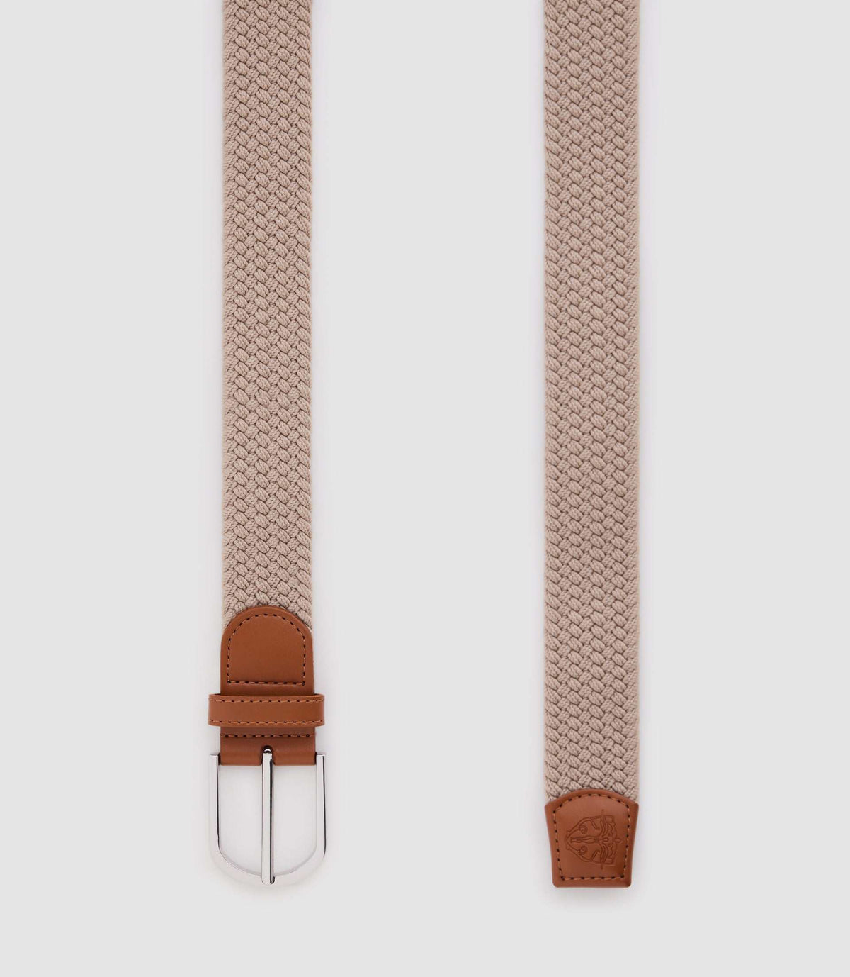 Ceinture 35mm beige NOUER - IZAC