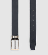 Ceinture réversible blanche et marine - IZAC