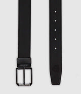 Ceinture réversible double noir - IZAC