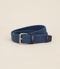 Ceinture tressée indigo clair - IZAC